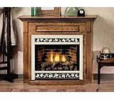 Standard Cabinet Mantel with Base - Cherry