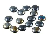 Black Onyx Tempered Fire Glass Gems