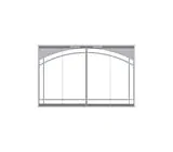 Rectangle with Arch & Window Pane
