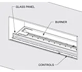 Empire Firebox - Deflector Glass, 48-in. Linear