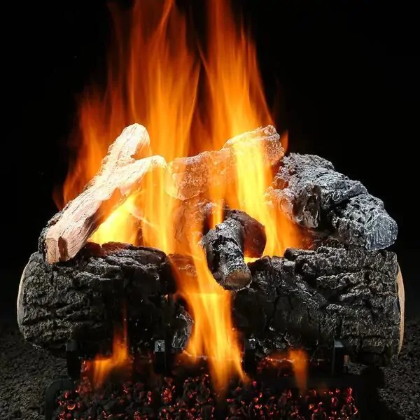 Hargrove Magnificent Inferno See Through Shallow Vented Gas Log Set