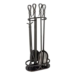 Pilgrim Iron Gate Wrought Iron - Black Finish Tool Set