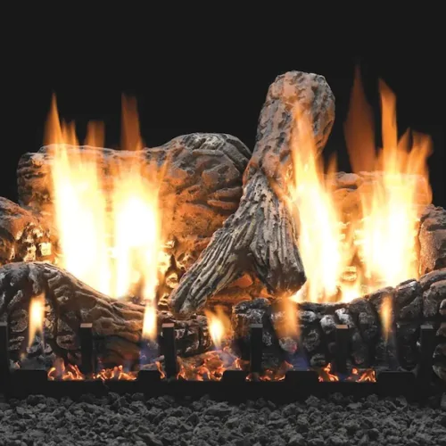 Empire Charred Oak Ventless Gas Log Set