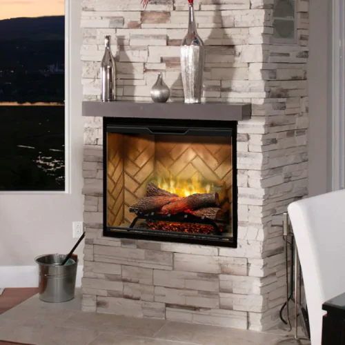 Dimplex Revillusion 30" Built-In Electric Firebox - Herringbone
