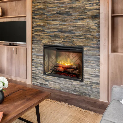 Dimplex Revillusion 36" Built-In Electric Firebox - Herringbone