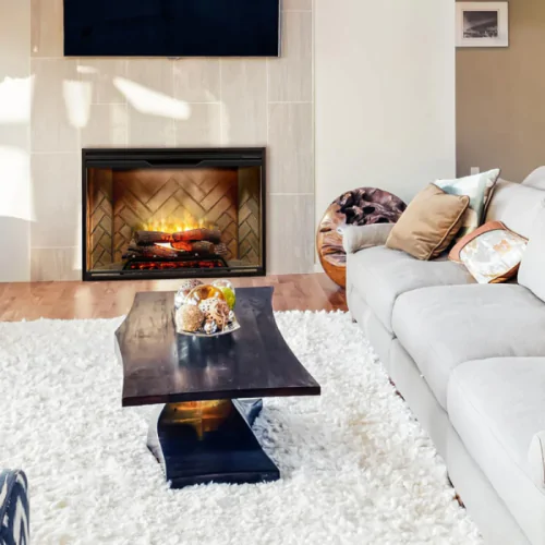Dimplex Revillusion 42" Built-In Electric Firebox - Herringbone
