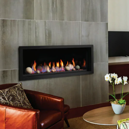 Kingsman ZCVRB47 Zero Clearance Direct Vent Linear Gas Fireplace 47" Wide