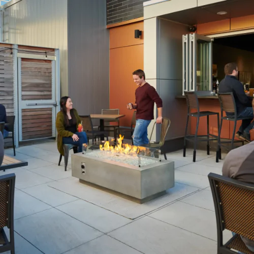 The Outdoor GreatRoom Company Cove Linear Gas Fire Pit Table - 54" (Direct Spark Ignition NG)