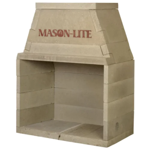 Mason-Lite 49" Pre-cast Masonry Firebox Kit