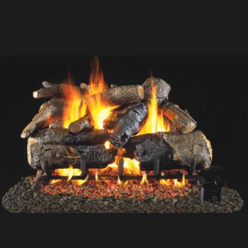Peterson Real Fyre Charred American Oak Vented Gas Log Set