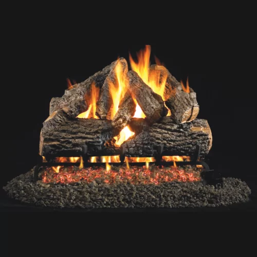 Peterson Real Fyre Charred Oak Vented Gas Log Set