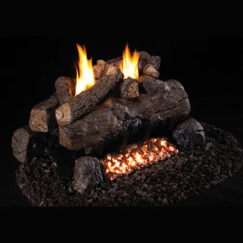 Peterson Real Fyre Evening Fyre See-Through Ventless Gas Log Set