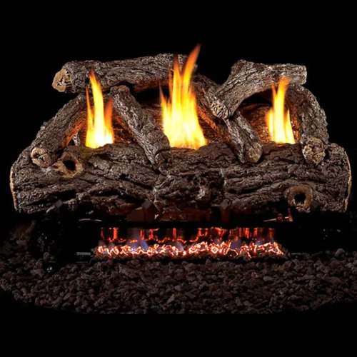 Peterson Real Fyre Golden Oak Designer Ventless Gas Log Set