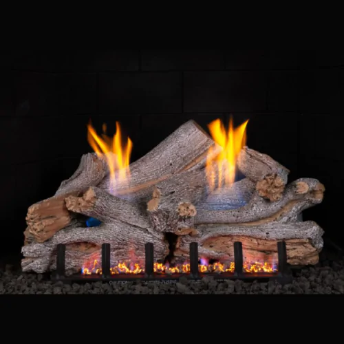 Peterson Real Fyre Lakeshore Outdoor Ventless Gas Log Set