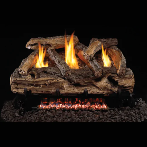 Peterson Real Fyre Split Oak Ventless Gas Log Set