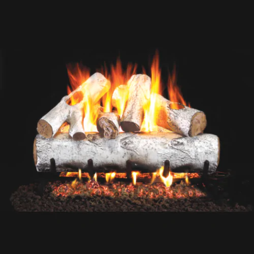 Peterson Real Fyre White Birch ANSI Vented Gas Log Set