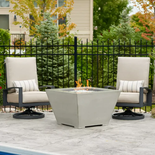 The Outdoor GreatRoom Company Cove Square Gas Fire Pit Bowl (Direct Spark Ignition NG/LP)