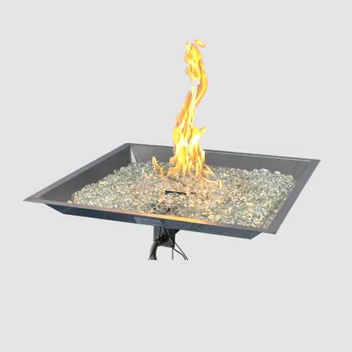 The Outdoor GreatRoom Company Square Direct Spark Ignition (DSI) Drop-In Burner Collection (NG/LP)