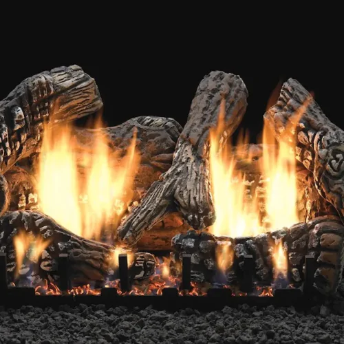Empire Super Charred Oak Ventless Gas Log Set