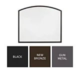 Arched - Firescreen - Black