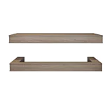 Coastal Sand OR52 Muli Wall Mounted Floating Mantel Set