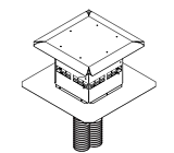 Direct vent insert kit - two 30 - liners, plus black term cap components