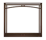 Manor Arched Overlap Fit front with ClearVue Mesh - New Bronze