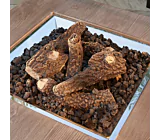 Outdoor Ceramic Fiber Log Set