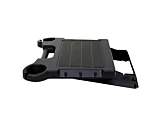 Drop Down Black Side Shelf With Black Brackets