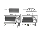 Hearth Kits Sand Pan Burners for Single-Sided Fireplaces 18