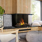 Dimplex Optimyst e-MatriX Built-in Water Vapor Fireplace - Bay - 39"