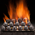 Full Pan Burner for Colonial Cannon Balls with Variable Remote
