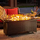 The Outdoor GreatRoom Company Balsam Montego Linear Gas Fire Pit Table - Manual Ignition