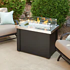 The Outdoor GreatRoom Company Providence Rectangular Gas Fire Pit Table - Manual Ignition