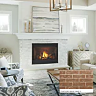 Heat & Glo SL5X 32" SlimLine Single-Sided Top-Rear Direct Vent Gas Fireplace with Stratford Liner