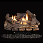Superior Golden Oak Millivolt Ventless Gas Log Set - 18", 24"